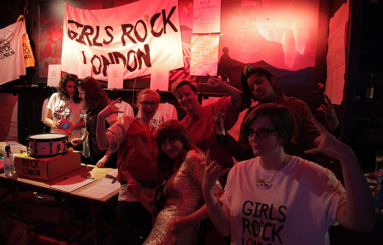 Girls Rock London Stall